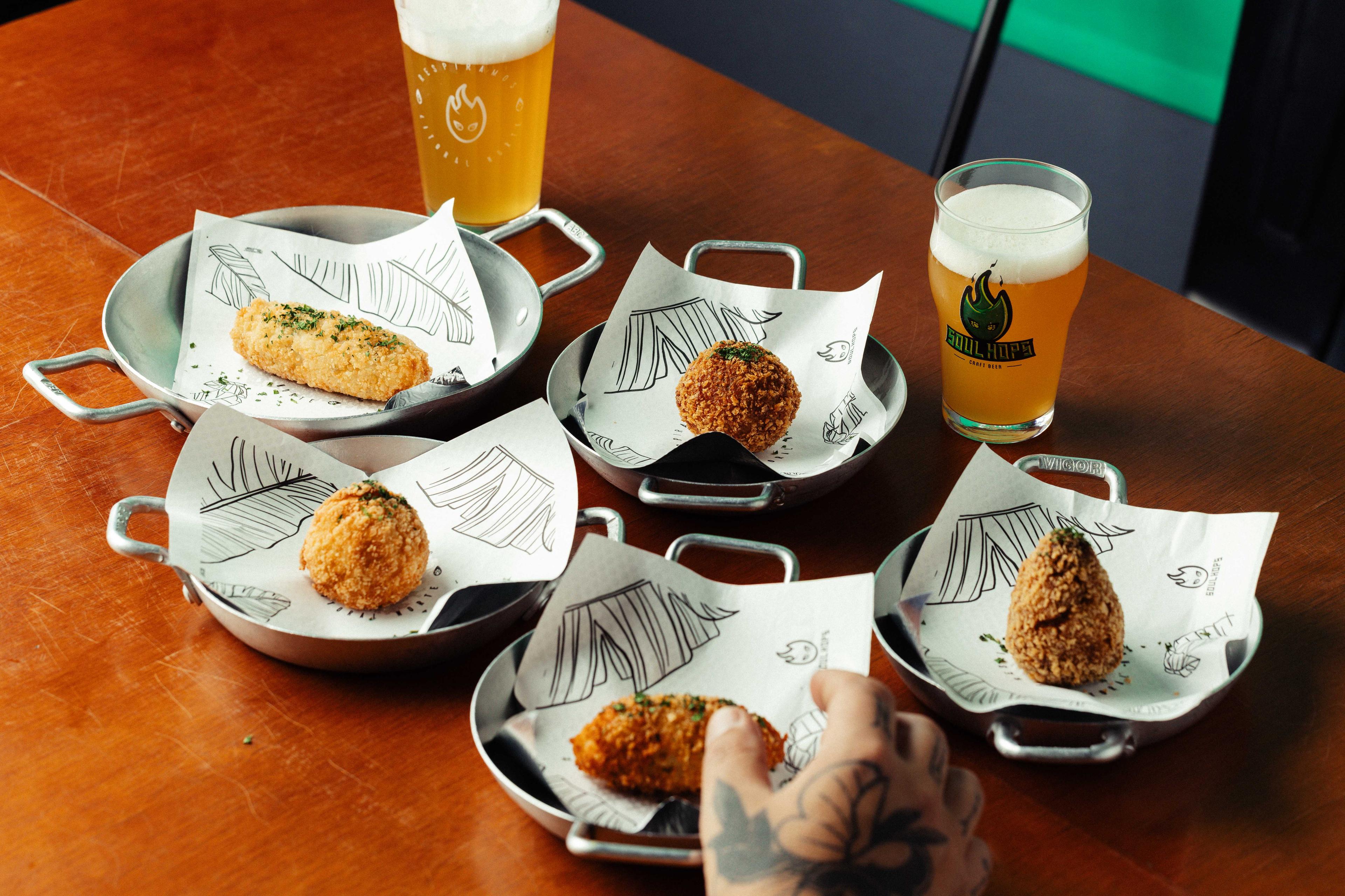 Degustação de Bolinhos Artesanais + Chopes Soul Hops 1