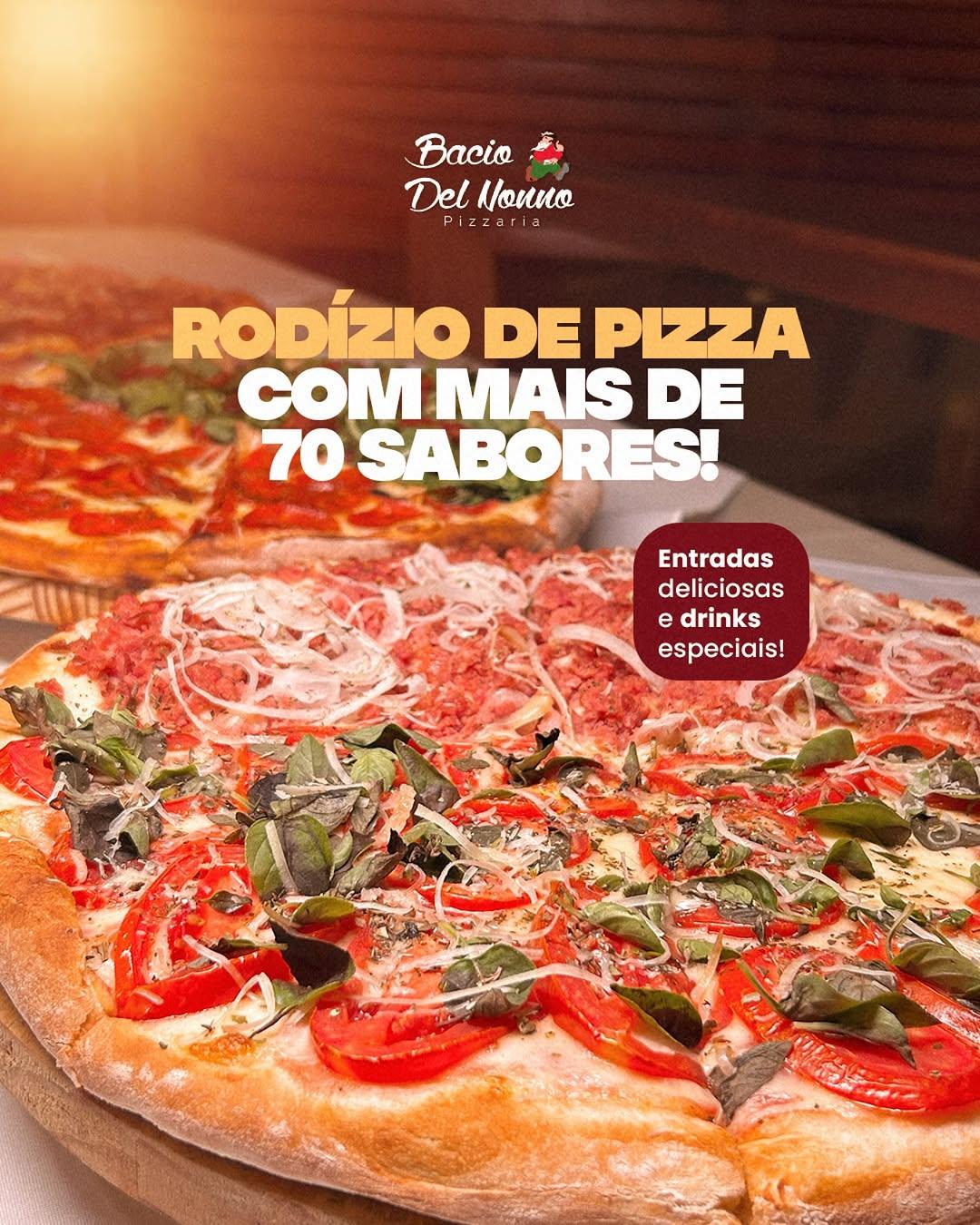 Rodízio de Pizza para Duas Pessoas + Drinks 2