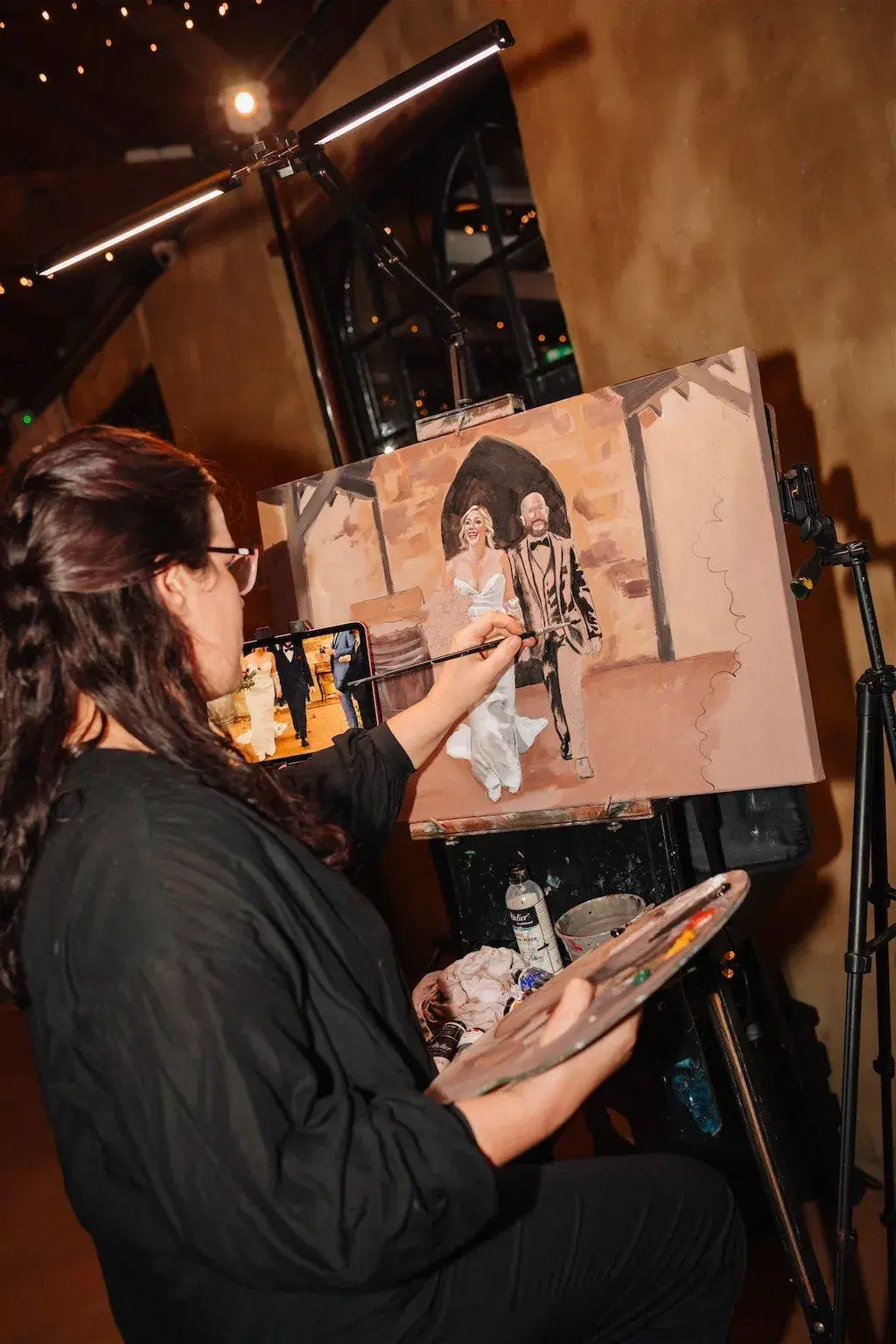 DINNER & LIVE PAINTING 2
