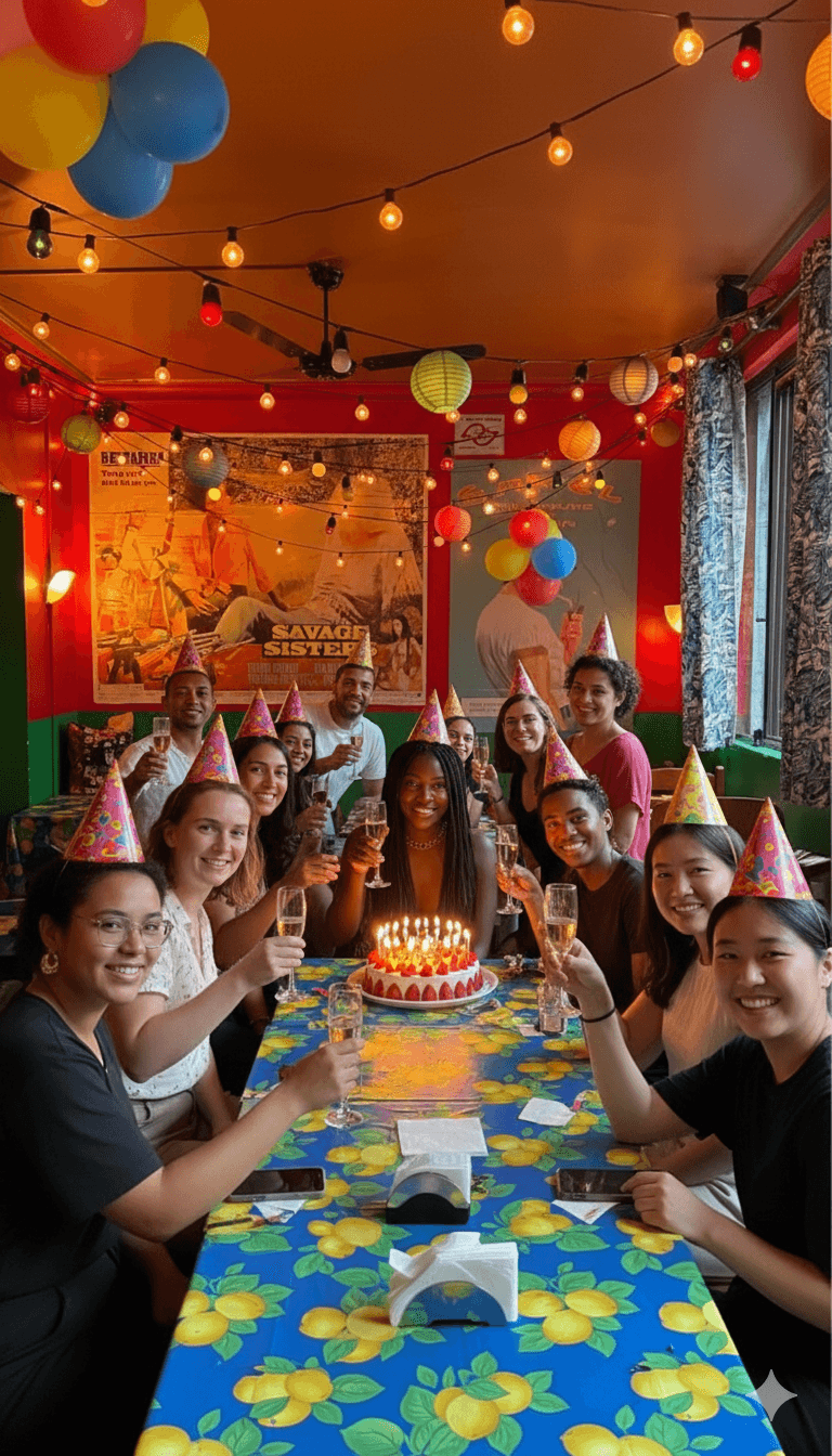 Comemore seu Aniversário no Shoshanna 2